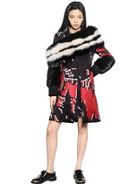 Thumbnail for your product : Marni Striped Fox Fur Stole