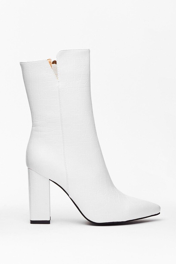 white designer boots