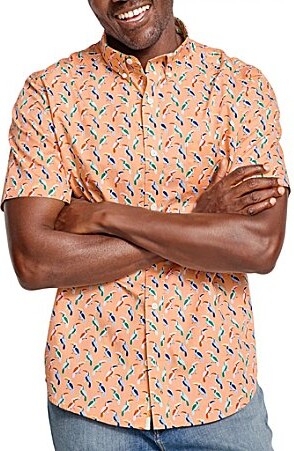 Johnston & Murphy Johnston Murphy Toucan Print Short Sleeve Woven Shirt