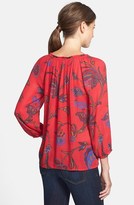 Thumbnail for your product : Lucky Brand 'Londynn' Print Peasant Top