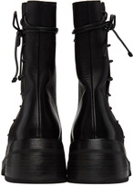 Thumbnail for your product : Marsèll Black Fondello Side Lace Ankle Boots