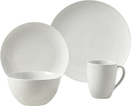 Tabletops Unlimited Coupe Adams 16-pc. Ceramic Dinnerware Set