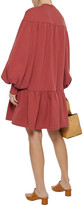 Thumbnail for your product : GOEN.J Gathered French Cotton-terry Mini Dress