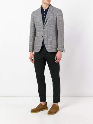 Lardini houndstooth pattern blazer
