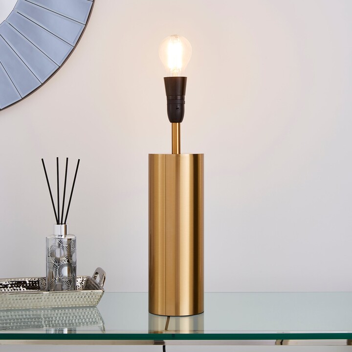 Dunelm Nesa Touch Table Lamp Gold ShopStyle