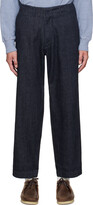 Thumbnail for your product : Nanamica Navy Wide Jeans