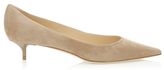 Thumbnail for your product : Jimmy Choo Amelia Nude Suede Pointy Toe Pumps