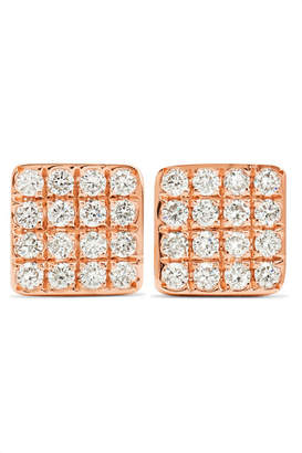 Anita Ko Harlow 18-karat Rose Gold Diamond Earrings