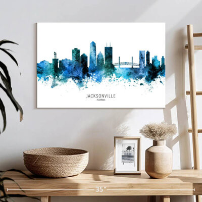 Ebern Designs Jacksonville Florida Skyline II