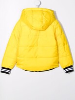 Thumbnail for your product : DKNY Logo-Patch Reversible Puffer Jacket