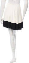 Thumbnail for your product : Prada Contrast Circle Skirt
