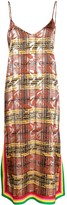 Thumbnail for your product : Palm Angels Exodus plaid slip dress