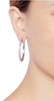 Thumbnail for your product : Nobrand Swarovski crystal hoop earrings
