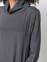 Thumbnail for your product : Kristensen Du Nord Draped Long-Sleeve Midi Dress