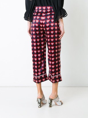 Fendi Heart Print Pyjama Trousers