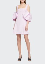 Thumbnail for your product : 3.1 Phillip Lim Puff-Sleeve Taffeta Mini Dress