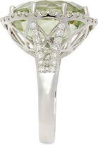 Thumbnail for your product : Effy 14K White Gold, Green Amethyst & Diamond Statement Ring