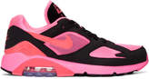 Comme des Garçons Homme Plus Black and Pink Nike Edition Air Max 180 Sneakers