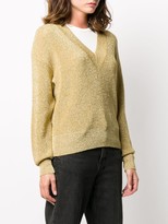 Thumbnail for your product : Laneus Long-Sleeve Fitted Jumper