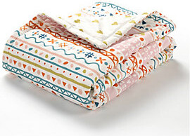 Lush Decor Boho Metallic Reversible Blanket