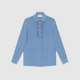 Thumbnail for your product : Gucci Silk ruffle shirt