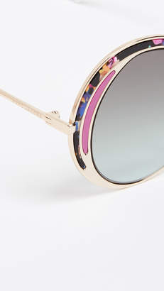Marc Jacobs Top Frame Round Sunglasses