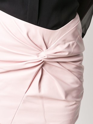 Alexandre Vauthier Twist Front Mini Skirt