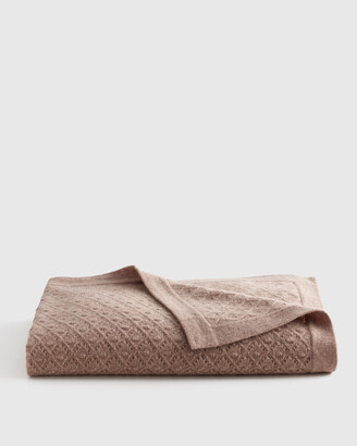 Quince Washable Cashmere Pointelle Baby Blanket
