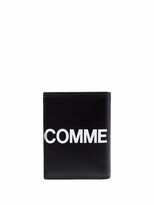 Thumbnail for your product : Comme des Garcons Huge Logo Mini bi-fold leather wallet