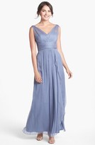 Thumbnail for your product : Amsale Long Silk Chiffon Dress