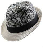 Thumbnail for your product : Vince Camuto Pattern Crown Straw Fedora