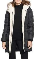 lauren ralph lauren quilted down faux fur parka