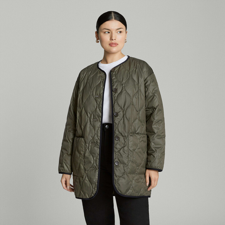 Everlane The ReNew Quilted Mid-Length Liner - ShopStyle Coats