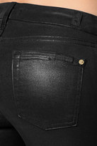 Thumbnail for your product : 7 For All Mankind The Skinny In High Shine Leather-Like Black