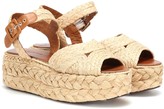 Thumbnail for your product : Clergerie Aude raffia sandals