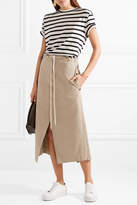 Thumbnail for your product : Bassike Cotton-canvas Midi Skirt - Beige