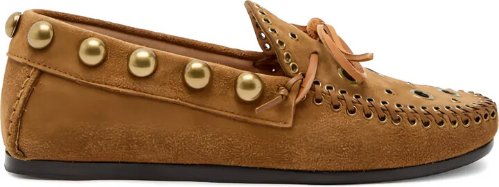 Isabel Marant Studded Lace-Up Loafers