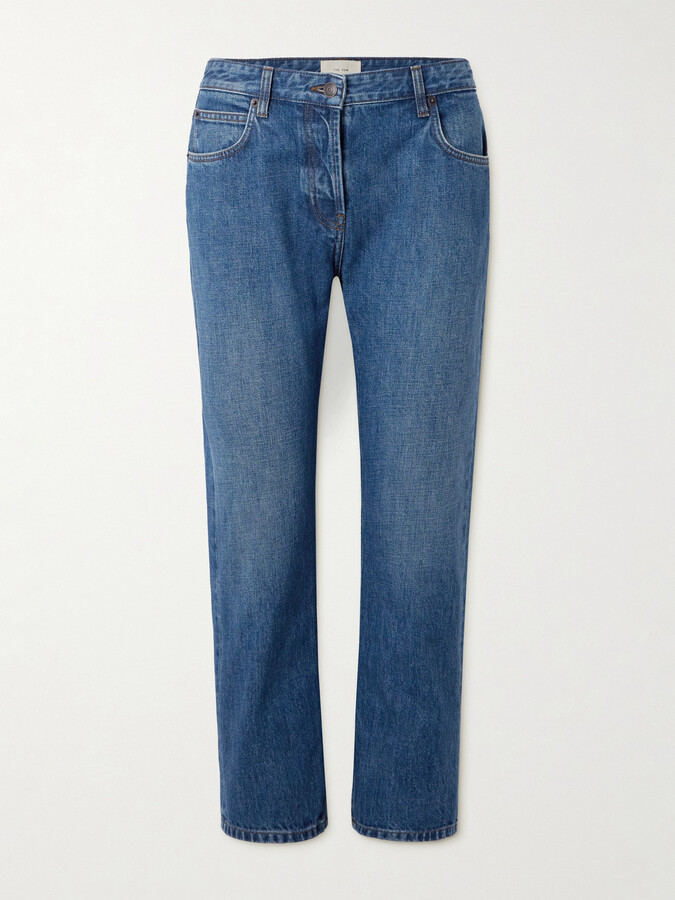 The Row Riaco Mid-rise Straight-leg Jeans - Blue