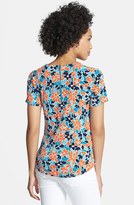 Thumbnail for your product : Anne Klein Floral Print Stretch Knit Top (Petite)