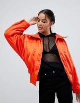 Thumbnail for your product : ASOS DESIGN Paneled Bomber Jacket