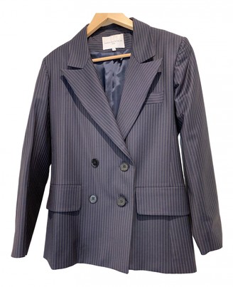Carolina Ritzler Blue Wool Jacket for Women