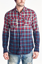 Thumbnail for your product : Cult of Individuality Clint Shirt In Red Plaid