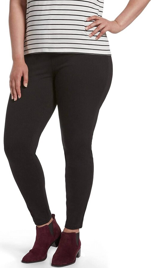 Hue Women's Ultra Soft High Waist Denim Leggings In Black