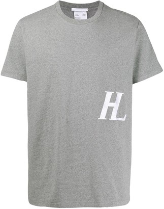 Helmut Lang embroidered logo T-shirt