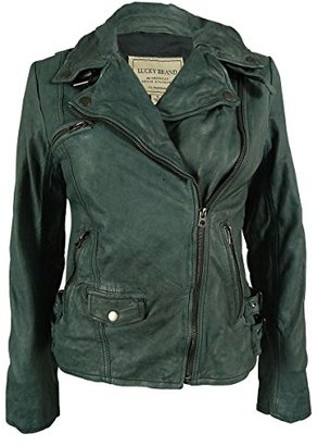 Lucky Brand Women's Leather Moto Jacket