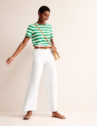 Cato Fashions | Cato White Linen Trousers