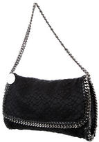 Thumbnail for your product : Stella McCartney Falabella Embossed Satin Shoulder Bag