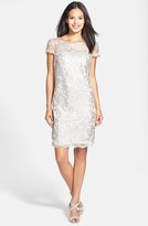 Thumbnail for your product : Donna Ricco SEQUIN LACE SHEATH