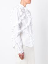 Thumbnail for your product : Alexander McQueen ruffled blouse - women - Cotton - 46