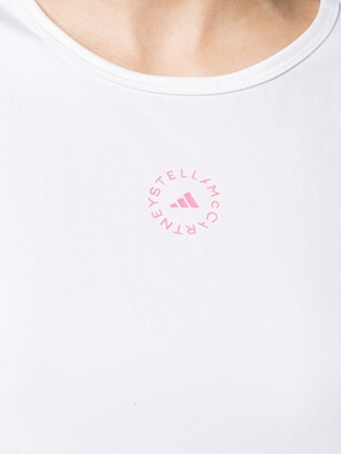 adidas by Stella McCartney logo-print short-sleeve T-shirt